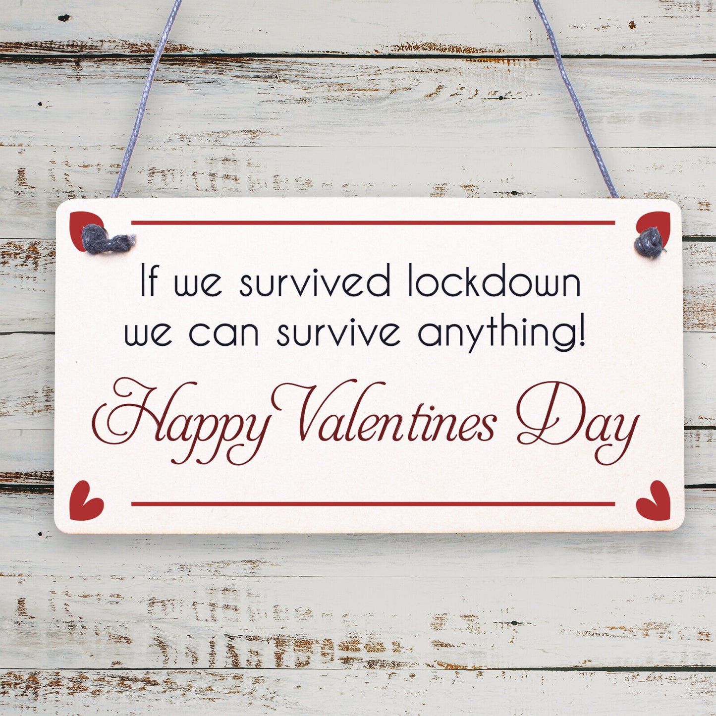 Valentines Day Lockdown Funny Card For Boyfriend Girlfriend Novelty Cards