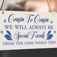 Friendship Best Friend Plaque Happy Birthday Heart Gift Mum Colleague Thank You