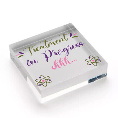 Treatment In Progress Wooden Plaque Door Sign Home Beauty Salon Best Friend Gift