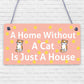 Cat Signs For Home Funny Cat Gift For Cat Lovers Novelty Home Decor Animal Gifts