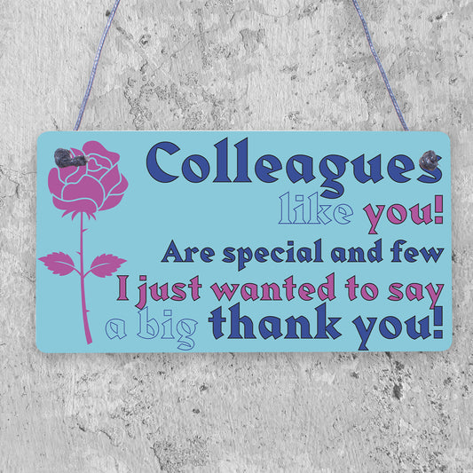 Rectangle Sign for Colleagues Leaving Party Perfect Gift Retirement - Wooden