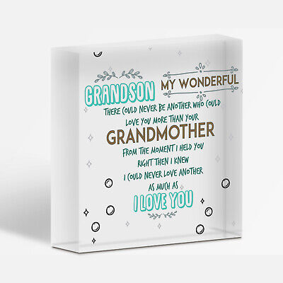 Birthday Gifts For Grandson From Grandparents Heart Keepsake Grandmother Gifts