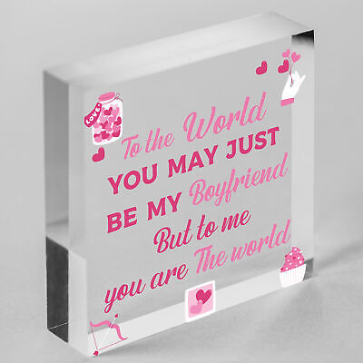 Boyfriend Birthday Christmas Card Gifts Wooden Heart Anniversary Soulmate Gifts