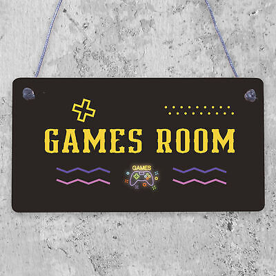 Gamer Gift Gaming Sign Man Cave Boys Bedroom Decor Boys Bedroom Sign Gift