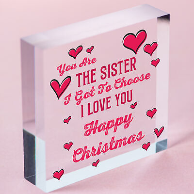 Best FRIEND Christmas Gift For Girls Heart Funny Friendship Gift Birthday Plaque