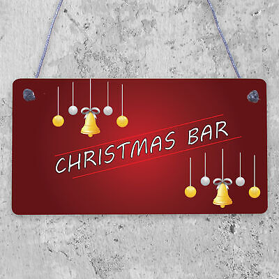 Christmas Decoration For Bar Home Bar Pub Sign Home Decor Family Christmas Gift