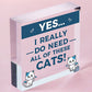 Cat Signs For Home Funny Cat Gift Home Wall Plaque Pet Animal Cat Lover Gifts