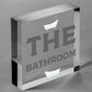 Bathroom Accessories Plaques Sign Novelty Home Decor Grey / Beige Toilet Gifts