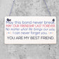 Best Friend Birthday Gifts Thank You Wooden Flower Friendship Plaque Friend Gift