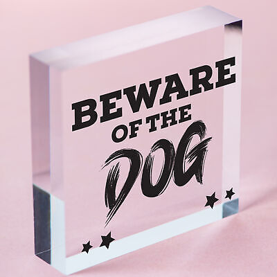 Beware Of The Dogs Novelty Wooden Hanging Shabby Chic Plaque Dog Owner Sign Gift