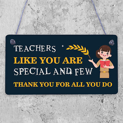 Teacher Gifts Engraved Wooden Plaque Thank You Gift For Teacher Leaving School