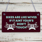 Motorbike Sign Biker Hanging Plaque Man Cave Garage Plaque Gift For Dad Grandad