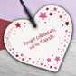 Chance Made Us Colleagues Friendship Heart Gift Hanging Plaque Best Friend Sign