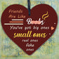 Friendship Gifts Best Friend Gift Wooden Heart Sign Birthday Christmas THANK YOU