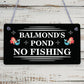 Personalised POND Sign Garden Summerhouse Shed Sign Home Decor Gift