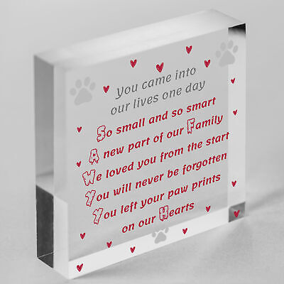 Memorial Gift For Dog Cat Lover Memorial Pet Sign Keepsake Gift For Family Heart