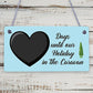 CHALKBOARD Countdown To Caravan Holiday Caravan Sign Funny Novelty Caravan Gift