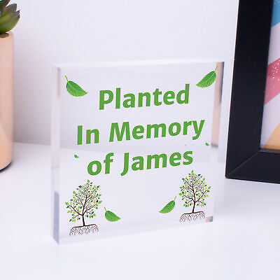 In Memory Plaque Mum Dad Nan Grandad Memorial Gift Wooden Heart Plaque