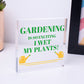 Funny Garden Plaque Novelty Summer House Garden Shed Sign Decor Gift For Her