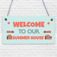 The Summer House Garden Sign Novelty Garden Shed Home Decor Gift For Garden