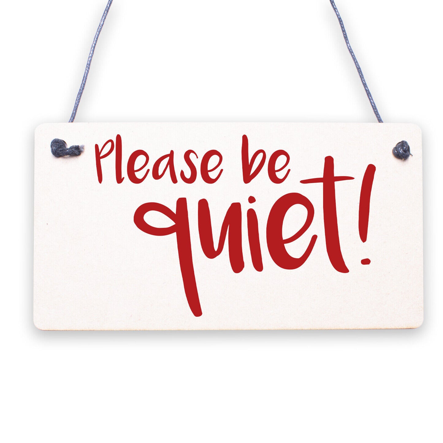 Quiet Please Fairies Are Sleeping Wooden Hanging Plaque Garden Sign Fairy Gift