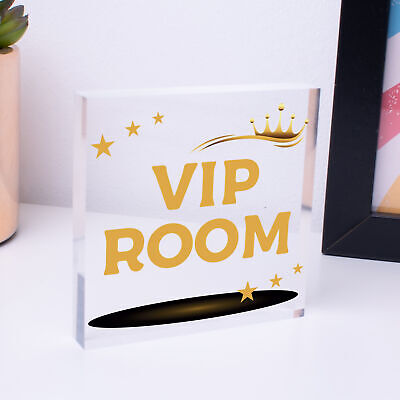 Vip Room Man Cave Home Bar Sign Pub Club Hanging Plaque Garden Shed Gift