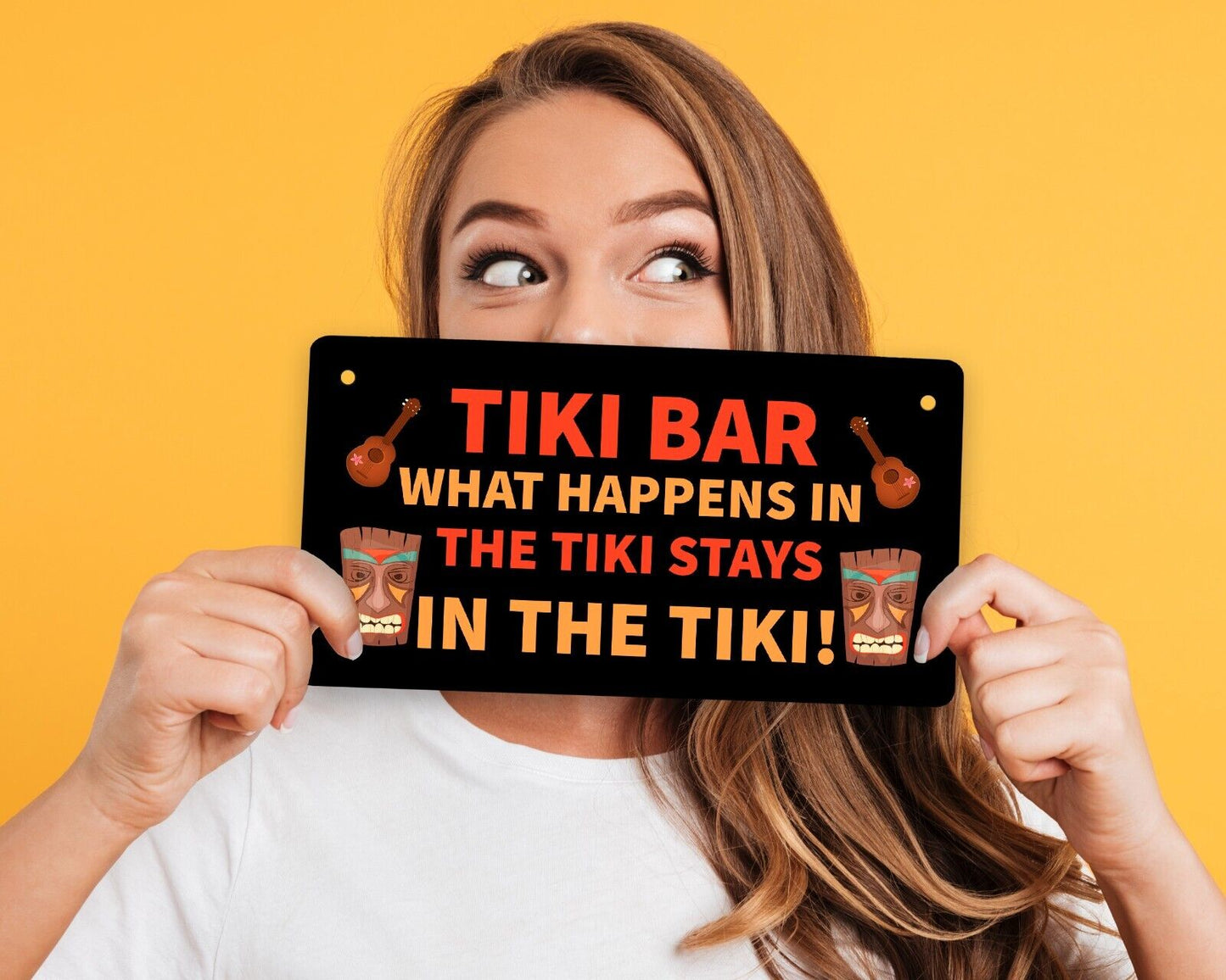 Funny Tiki Bar Decor Sign For Home Garden Bar Hanging Man Cave Cocktail Bar