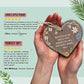 Best FRIEND Christmas Gift Friendship Gift Wooden Heart Thank You Novelty Plaque