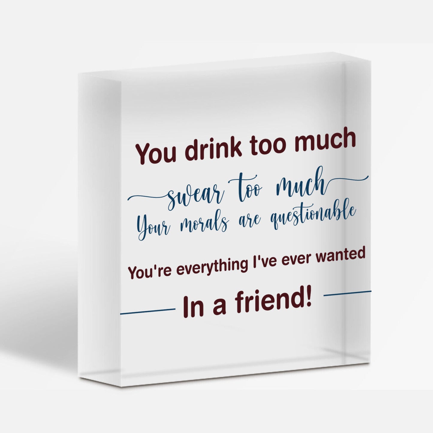 Best Friend Christmas Gift Sign Funny Gift For Girls Friendship Birthday Gifts