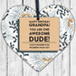 Awesome Dude Funny Happy Birthday Wooden Heart Grandad Grandpa Gifts For Him