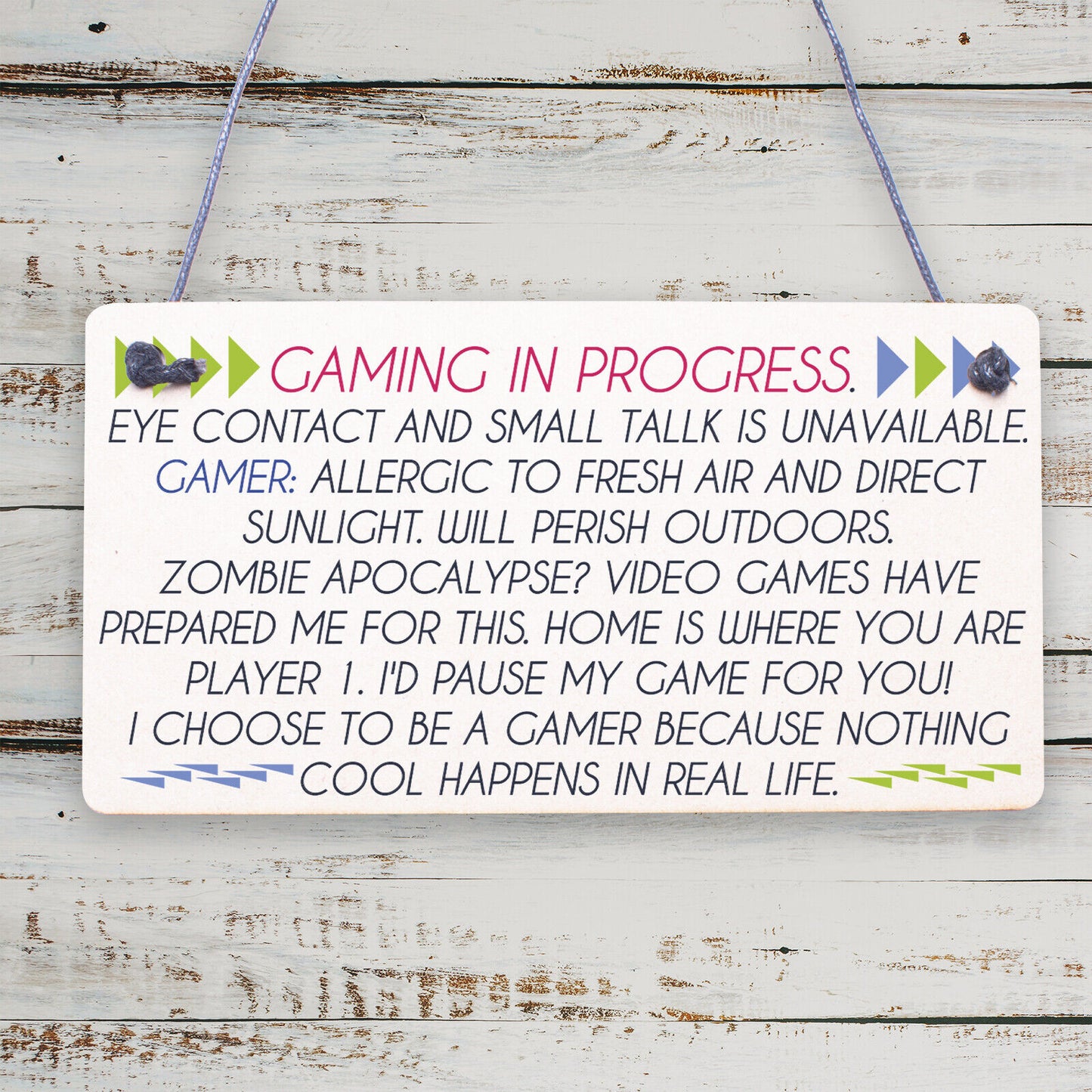 Funny Gaming Sign Gamer Gift For Birthday Christmas Brother Son Gift For Him