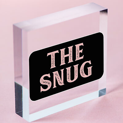 The Snug Sign New Home Gift Summerhouse Sign Hanging Door Sign Gift For Family