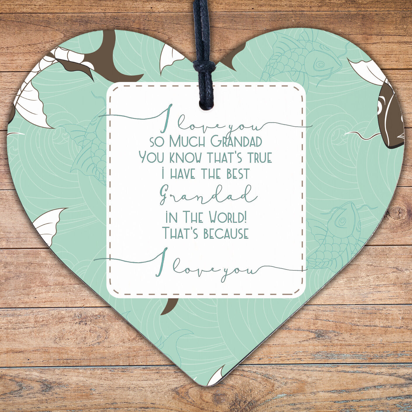 Thank You Grandad Gift For Birthday Christmas Heart Keepsake Grandparent Gifts