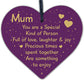 Special Mum Gifts From Son Daughter Birthday Christmas Wood Heart Mum Poem