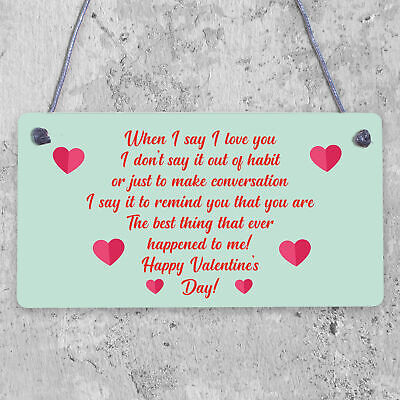 Sweet Valentines Day Card Quote Card For Him Her Boyfriend Girlfriend Husband