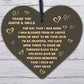 Auntie And Uncle Gifts For Christmas Wooden Heart Aunt Uncle Gifts THANK YOU