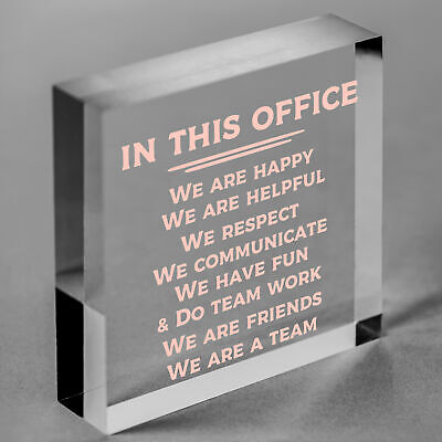 Office Funny Gift For Colleague Wall Plaques Door Signs Colleagues Friendship