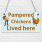 Chicken Coop Sign Outdoor Garden Plaque Hanging Door Wall Sign Chicken Hen Gifts