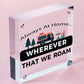 Always At Home Caravan Motorhome Camping Camper Hanging Plaque Friendship Sign