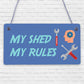 My Shed Sign Garden Shed Man Cave Garage Shop Plaque Dad Grandad Gifts For Men