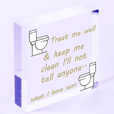 Funny BATHROOM Signs Shabby Chic Door Plaque Sign for Toilet Bathroom The Loo