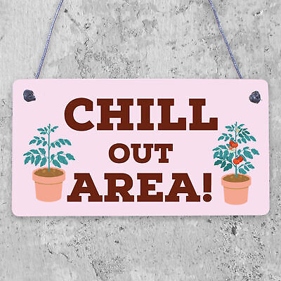 Chill Out Area Hot Tub Man Cave Shed Summer House Shed Garden Sign Plaque