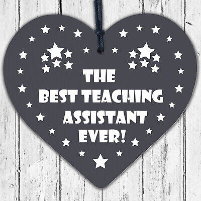 Best Teaching Assistant Wood Keyring Nursery Teacher School Thank You Gifts