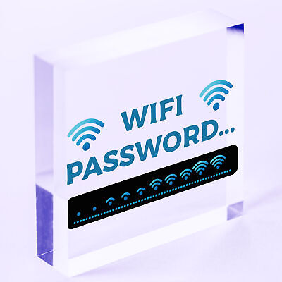 Wifi Password Hanging Home Decor Plaque House Warming Gift Home Internet Sign