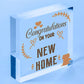 Congratulations New Home Plaque First House Friendship Family Gift House Warming