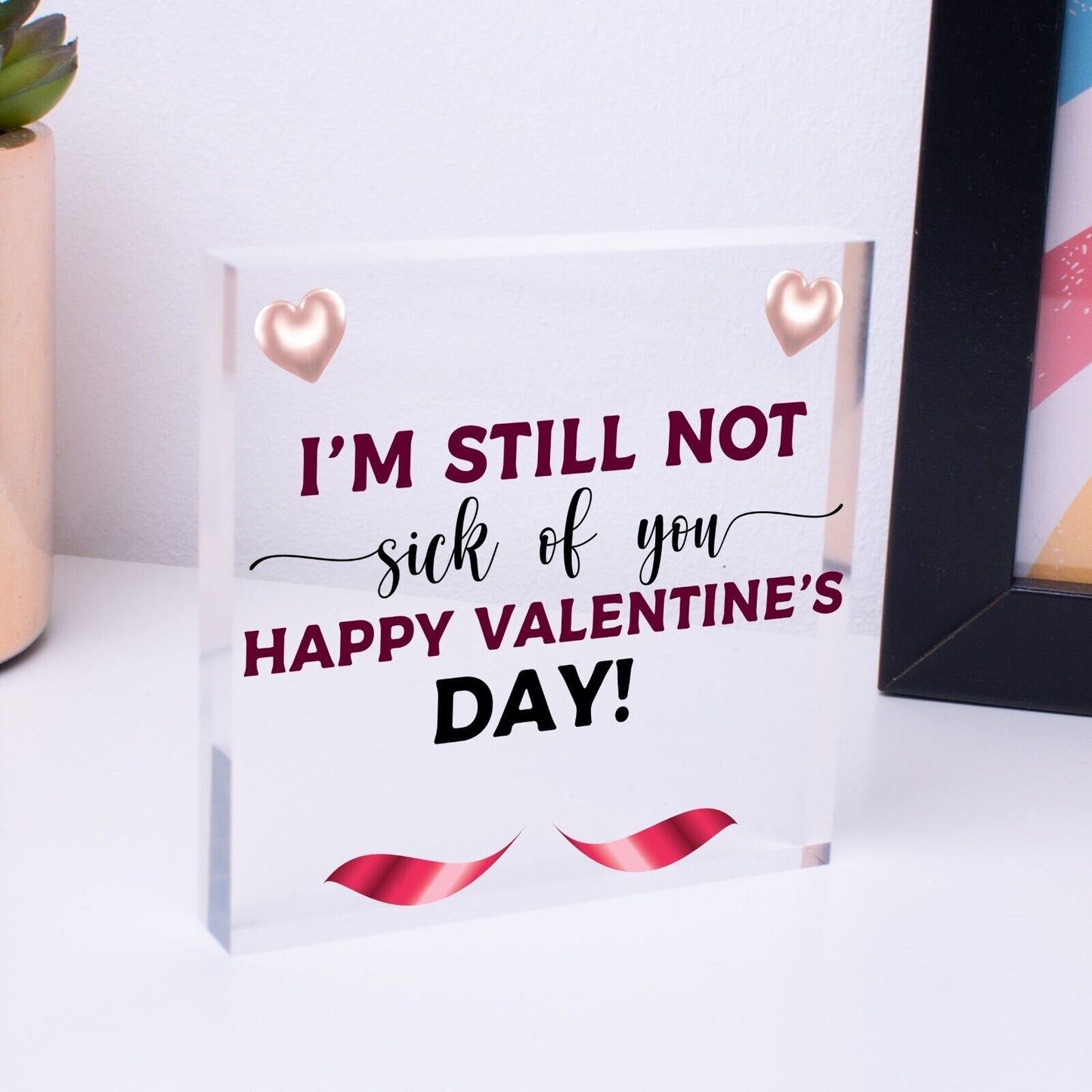 Funny Valentines Day Rude Block For Him Her Novelty For Boyfriend Girlfriend