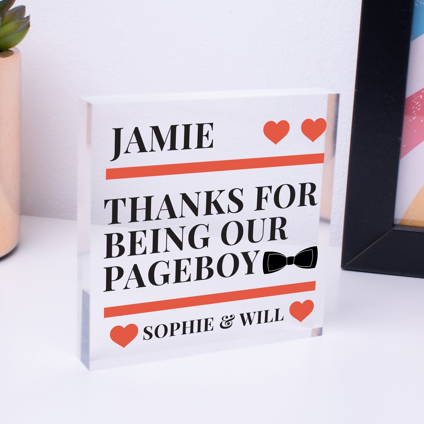 Superhero Page Boy Usher Gift Personalised Page Boy Thank You Gifts Boys Kids