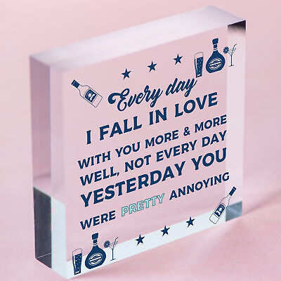 FUNNY VALENTINES DAY ANNIVERSARY GIFT For Girlfriend Boyfriend Husband Wife