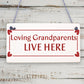 A Lovely Lady And A Grumpy Old Man Live Here Novelty Wooden Plaque Gift Sign