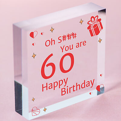 60th Birthday Gifts For Women 60th Birthday Gifts For Men Wooden Heart Keepsake